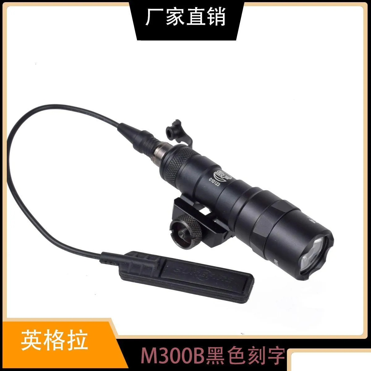 懐中電灯トーチSurefir Tactical Flashlight M600 M600Cデュアル関数圧力スイッチと600ルーメンHunti DHJZR