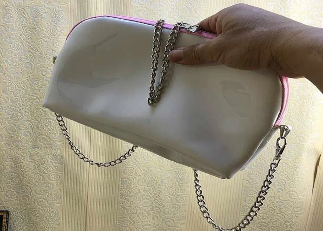 Classic pattern black PU Coat of paint chain Bag women shoulder bag with famous Cosmetic Makeup handbag7372190