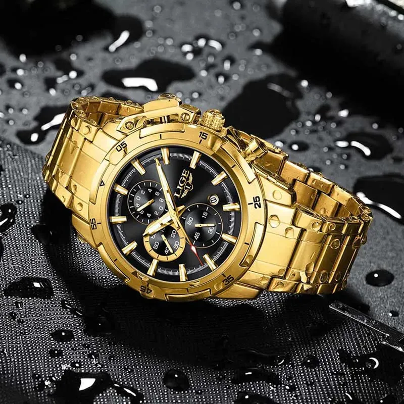 Other Watches LIGE 2023 Gold Watch For Women Fashion Ladies  display picture 2