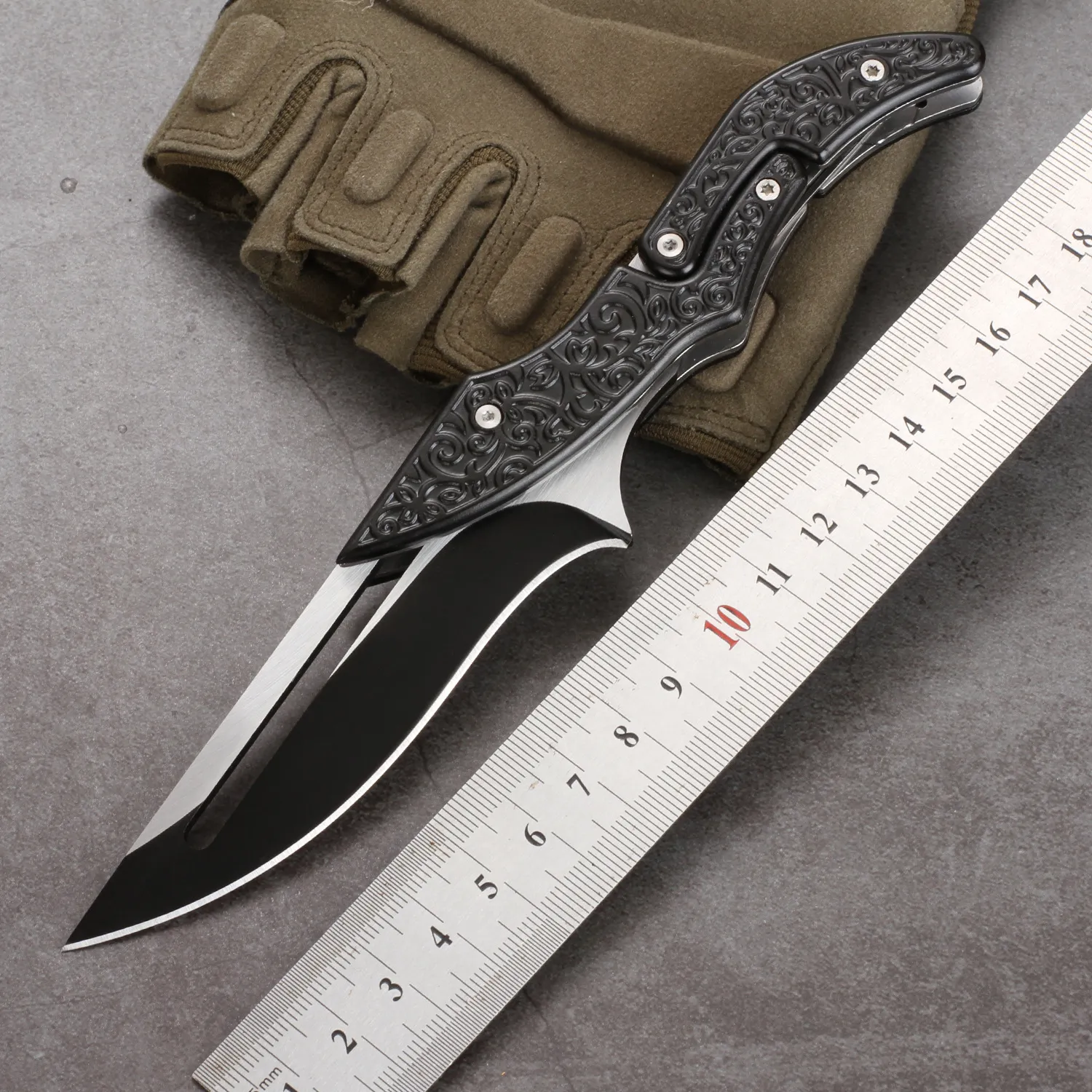 Hög hårdhet Camping Folding Knife Hunting Survival Fick Knife Multi använder utomhusblad Taktiska knivar