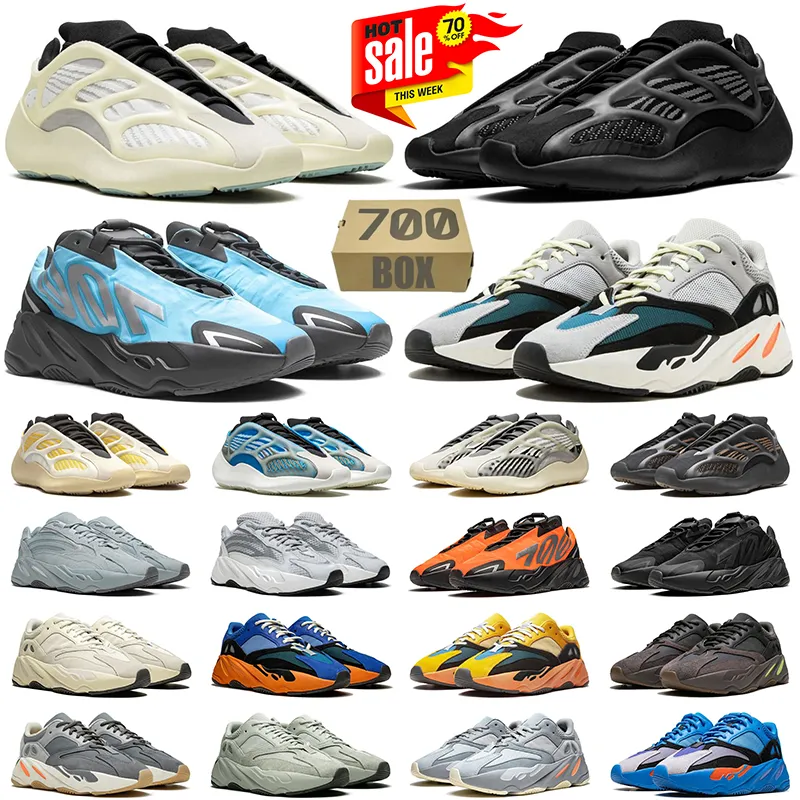 Met Box 700 v3 hardloopschoenen Dames Heren Trainers Alvah Azael Statisch Effen Grijs Magneet Blauw Crème Helder Blauw Zout heren dames buitensport sneakers maat 36-46