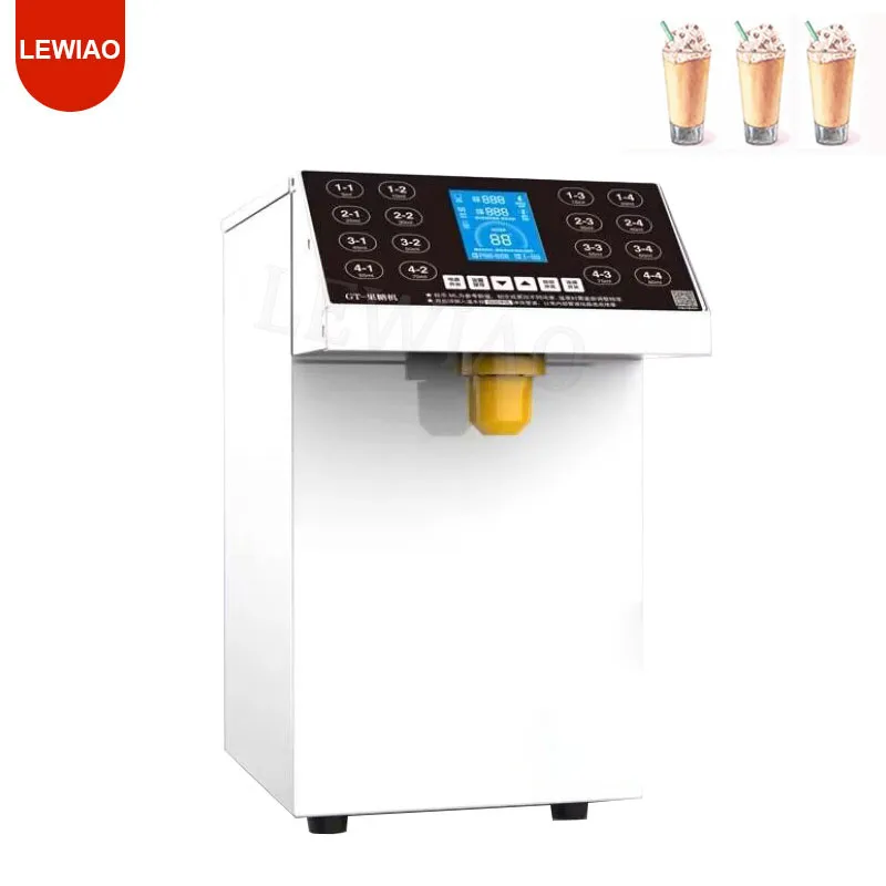 Machine Quantitative de Fructose 8L, distributeur automatique de sirop, magasin de thé à bulles, équipement de thé au lait