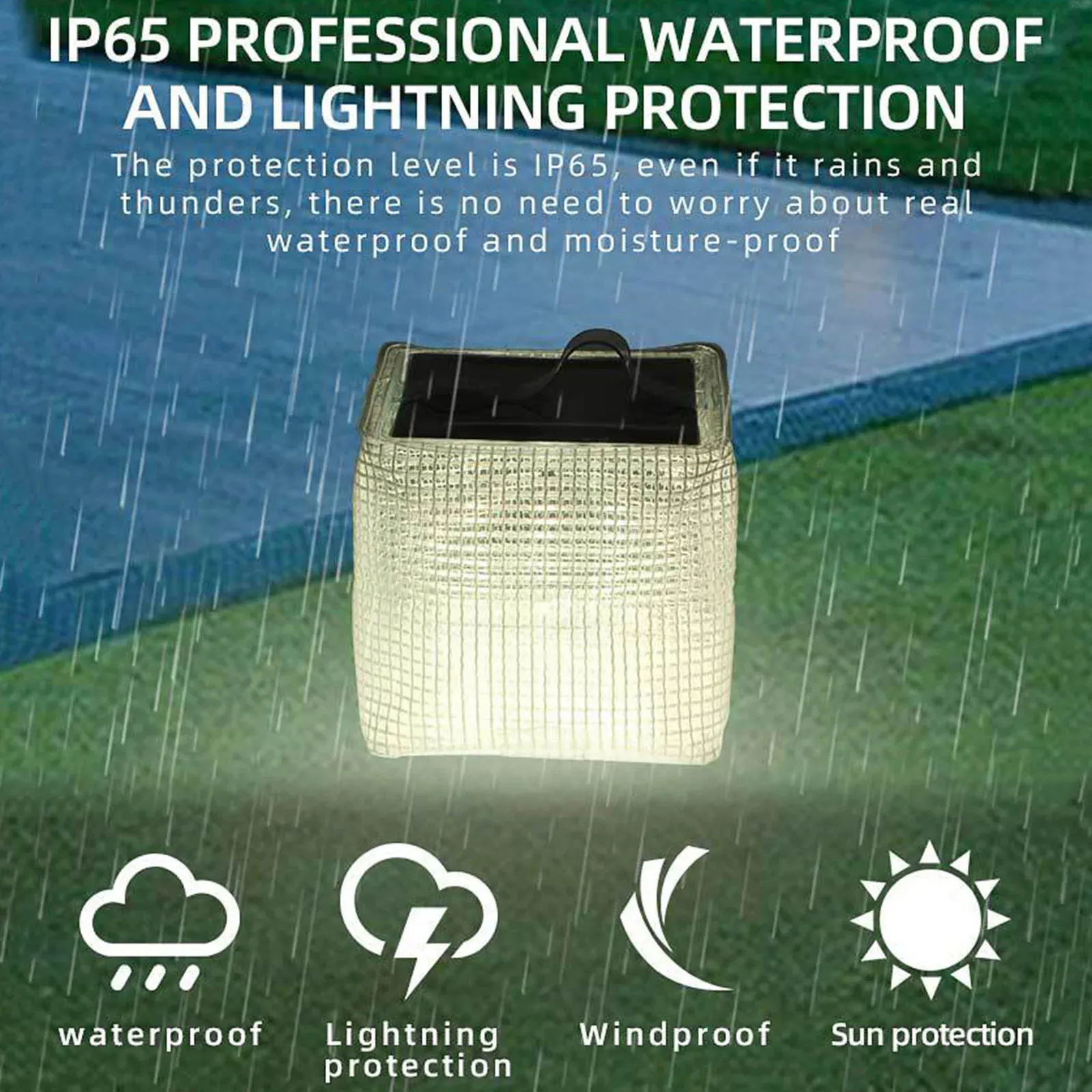 Cords Slings And Webbing Solar Inflatable Lantern LED Waterproof ...