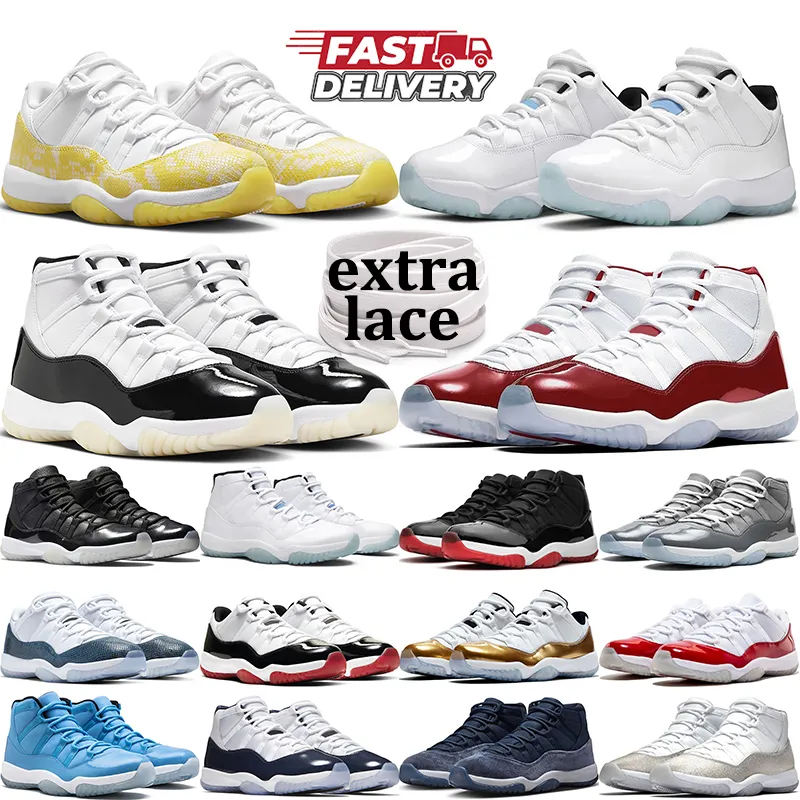 11s Cheery Basketball Shoes 11 low Gratitude Cool Grey Bred Legend Blue Midnight Navy Yellow Snakeskin mens trainer sports sneakers
