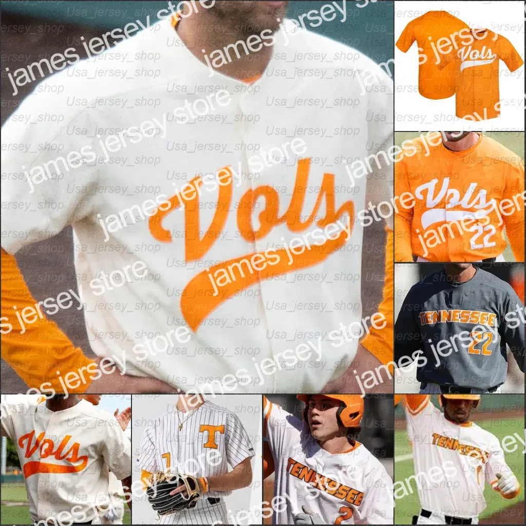 New College Baseball Wears 2021 NCAA Tennessee Volunteers College Baseball jerseys N