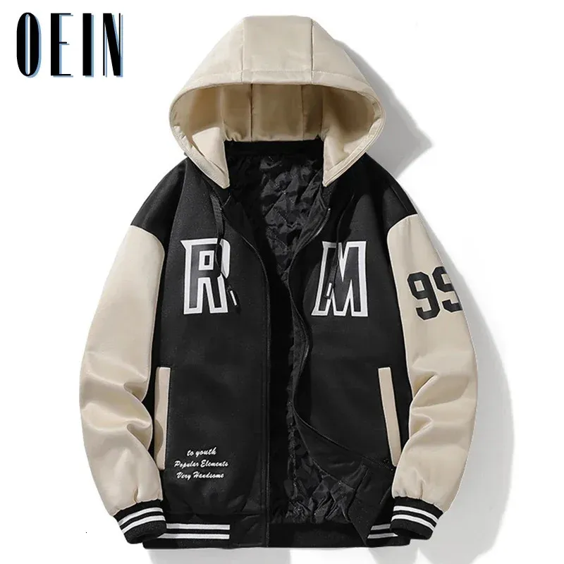 Jaquetas masculinas American Harajuku Baseball Jacket Homens Streetwear Casaco Bomber Jaqueta Homens Moda Outono Tendência Hip Hop College Solto Casacos Casuais 231208