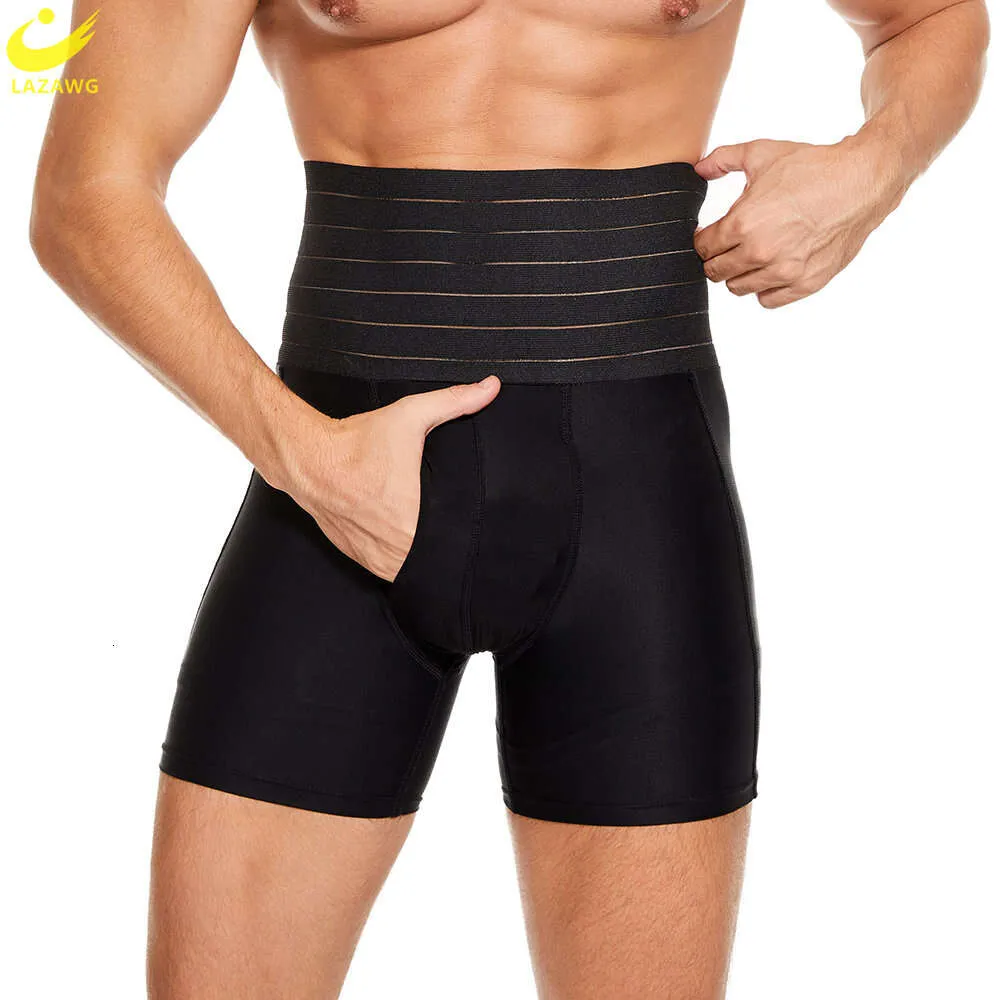 Mutandine contenitive per la pancia da uomo Pantaloncini dimagranti Allenatore in vita Intimo a vita media Slip per coscia