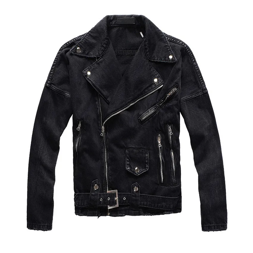 DHgate.com:Mens Denim Jacket, Hip Hop Style Long Sleeve