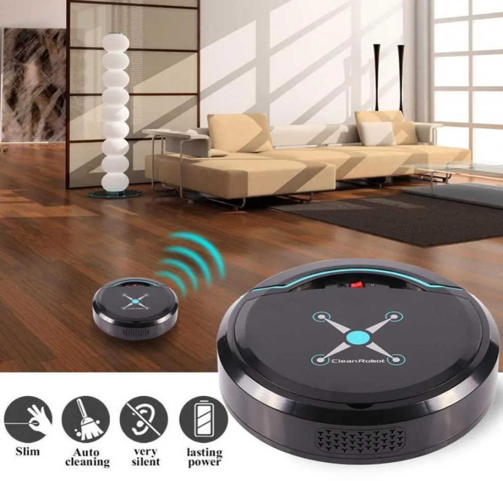 Automatic Self Navigated Rechargeable Smart Robot Vacuum Floor Cleaner Auto Sweeper Edge Clean Large Sauction Cleaning Tools T20069892825