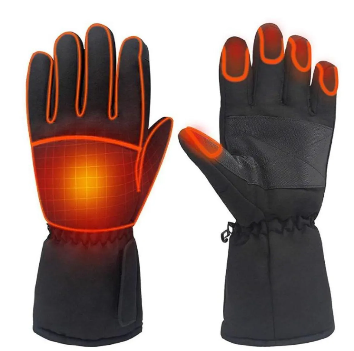 Gants de Ski hiver travail en plein air USB main gant plus chaud électrique chauffé batterie Rechargeable cyclisme moto 9646817