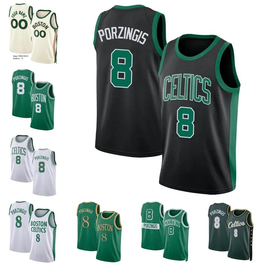Basketball-Trikot Kristaps Porzingis Boston''Celtics''2023-24 blau Herren Jugend Damen S-XXL Sports City-Trikot