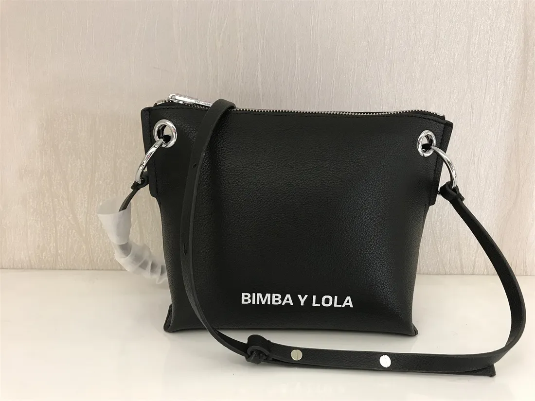 Bimba Y Lola Women s Logo Crossbody Bag Mini Satchel Purse with Removable and Adjustable Strap for Travel Work Daily Use