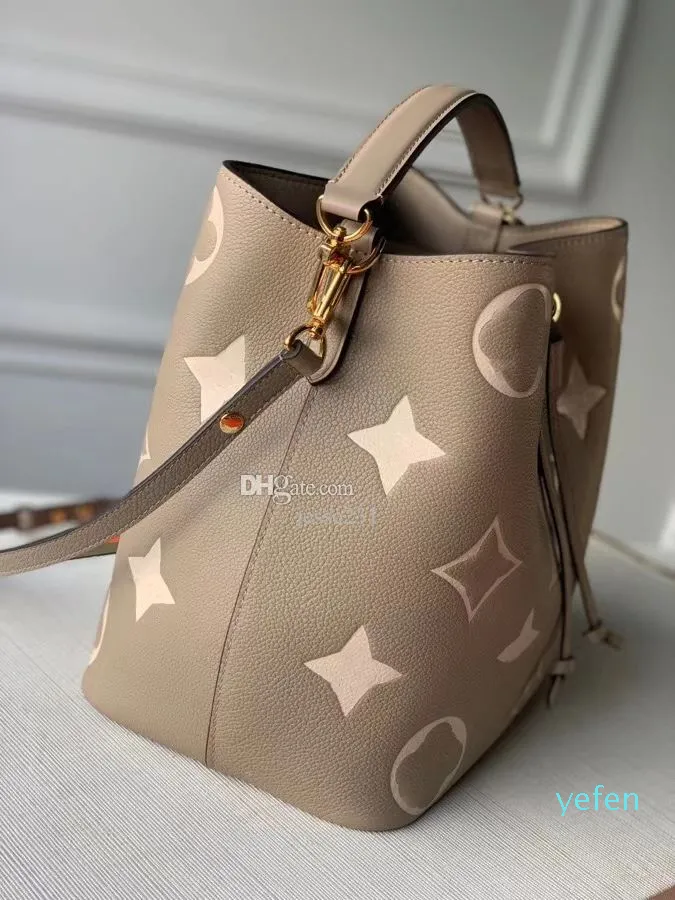 Designer-Taschen für Damen, echtes Leder, Schultertasche mit Prägung, Handtasche, Umhängetasche