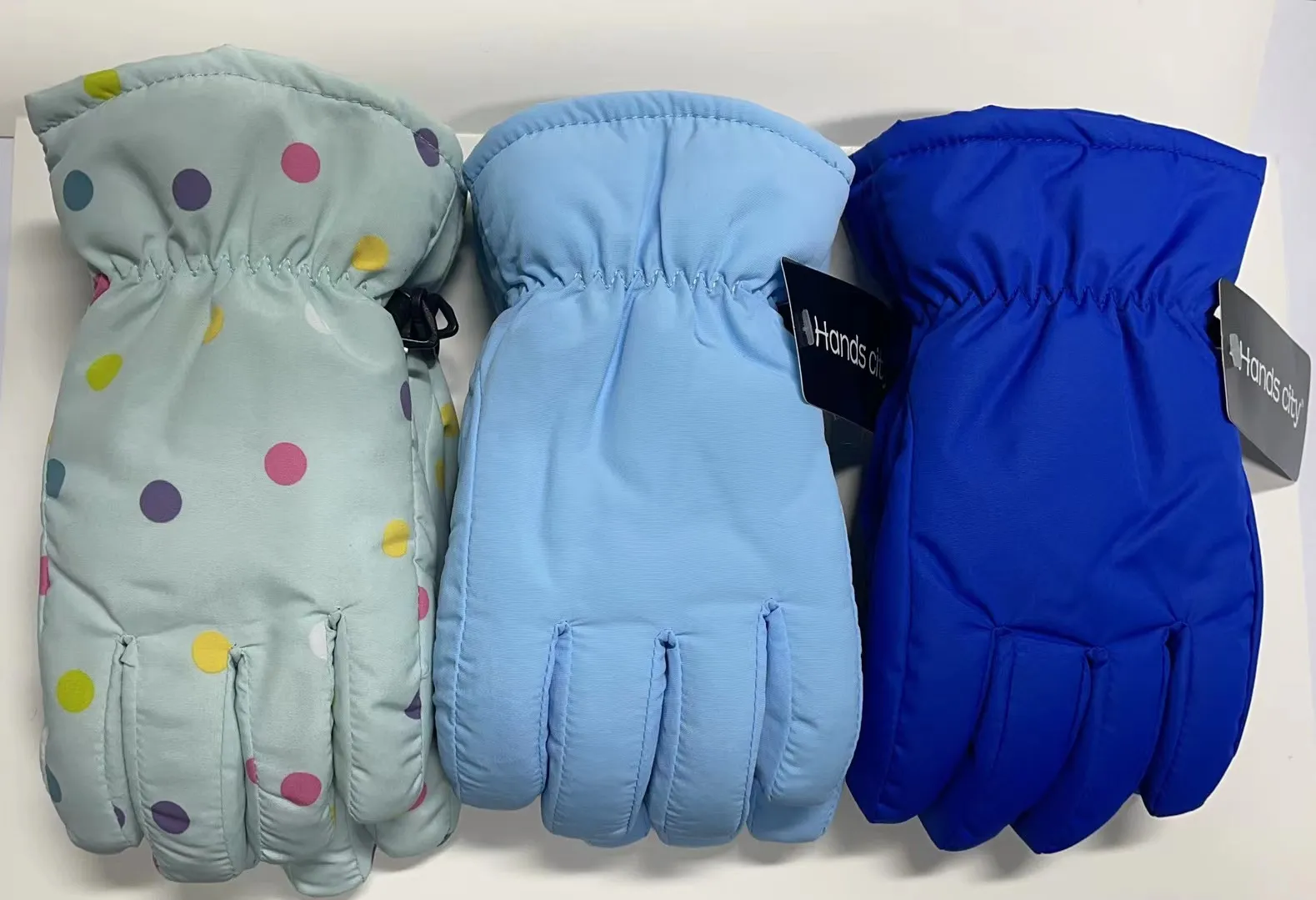 Gants de doigt de ski de neige d'hiver pour enfants à la mode