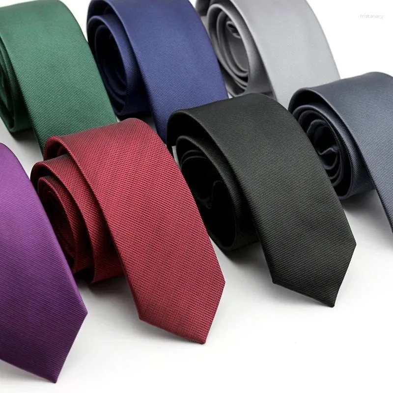 Bow Ties High Quality 2023 Designers Brands Fashion Business Casual 6cm Slim For Men Necktie Solid Color Wedding With Gift Box