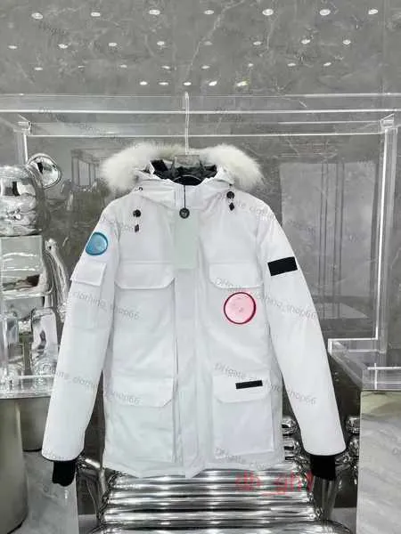 Мужская куртка-пуховик из Канады, женская и мужская зимняя куртка средней длины, новый канадский стиль, рабочая одежда для влюбленных 6 1WDI