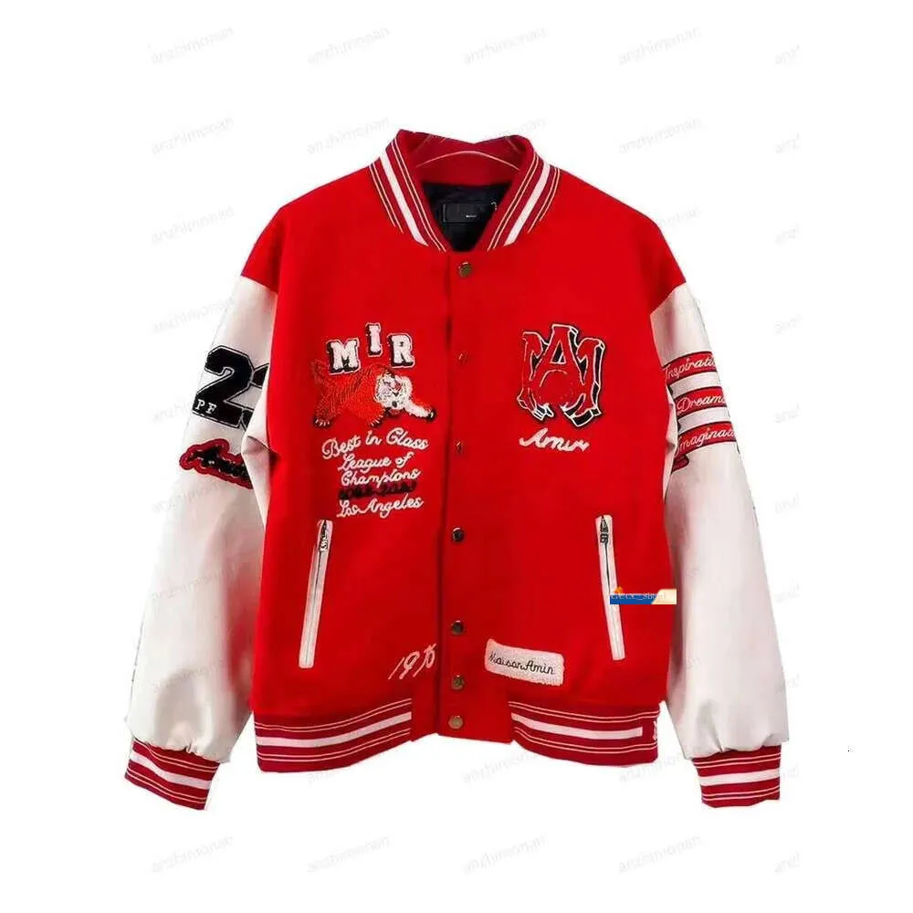 DHgate Mens 100 Cotton Varsity Baseball Bomber Jacket with Embroidery Patchwork Design Slim Fit Casual Apparel