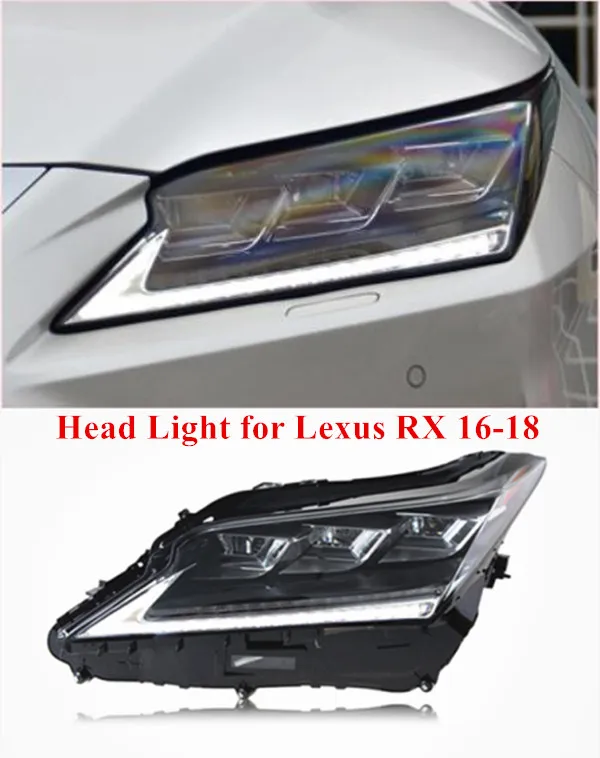 Luce diurna a LED per gruppo ottico Lexus RX 2016-2018 Lampada abbagliante con indicatori di direzione dinamici