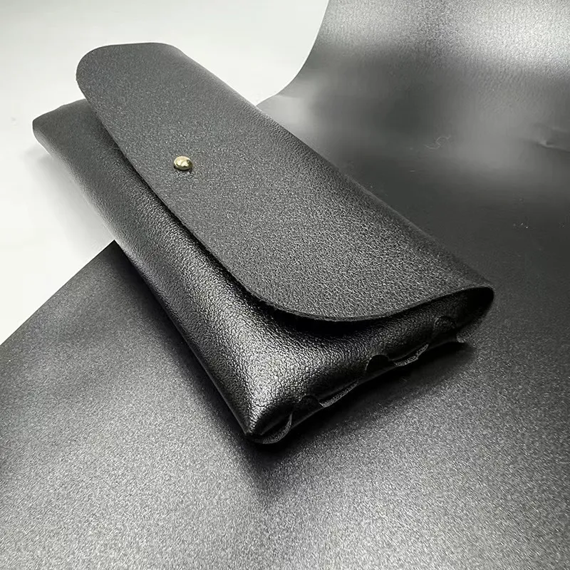 Soft PVC Eyewear Case Fashion Black And White Sunglasses Cases Artificial Leather Style Glasses Box