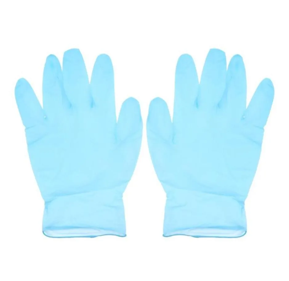 Non Sterile Latex Exam Gloves Disposable, Blue Nitrile, For Medical