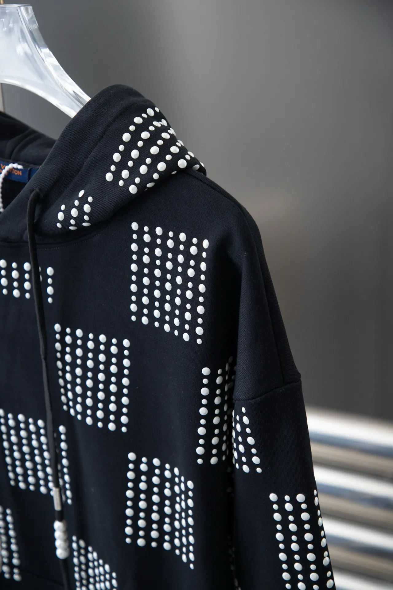 Herrtröjor tröjor designer hoodies passar avslappnad mode färg randtryck asiatisk storlek hög kvalitet vild r99i x7m1
