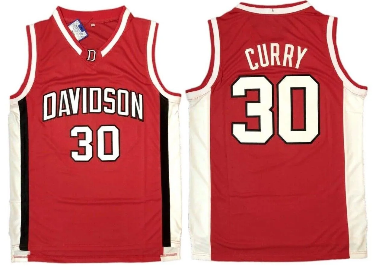 Authentic stephen curry davidson jersey online