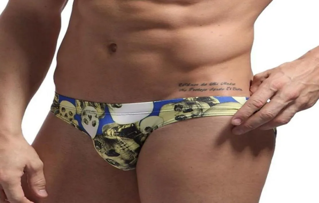 Nova marca de fatos de banho masculinos boxer shorts homens sexy cuecas de natação design criativo roupa de banho maillot de bain 2795629