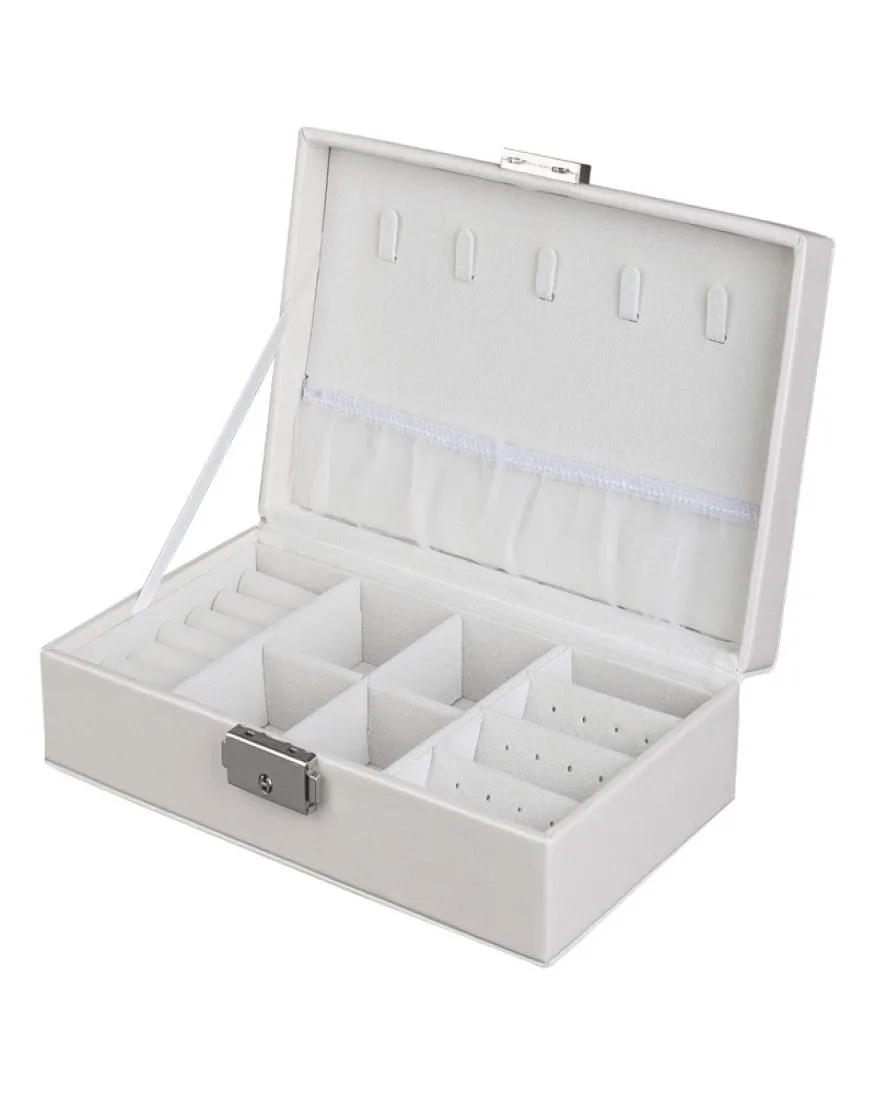 S FashionJewelry Box for Women Leather Jewelry Organizer Storage Display Jewely Box Packaging Joyeros Organizador de Jo2341728
