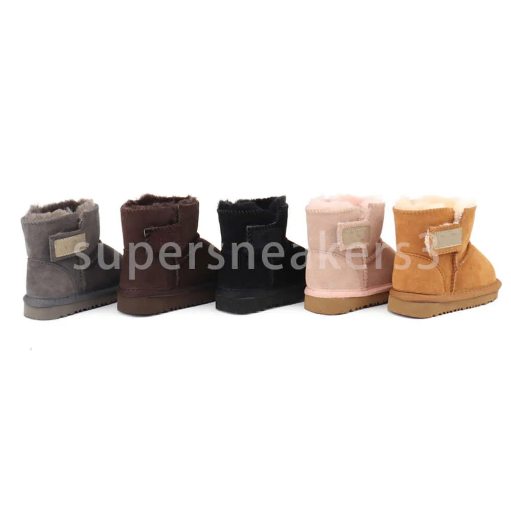 Nieuwe Merk 2023 Collectie Kinderen Meisjes Mini Snowboots Winter Peuter Jongens Kids Kinderen Pluche Warme Schoenen Maat 21-35