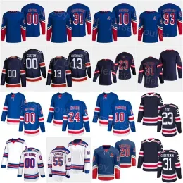 Men Kids Women Hockey Reverse Retro 31 Igor Shesterkin Jersey 10 Artemi Panarin 93 Mika Zibanejad 23 Adam Fox 20 Chris Kreider 13 Alexis Laf