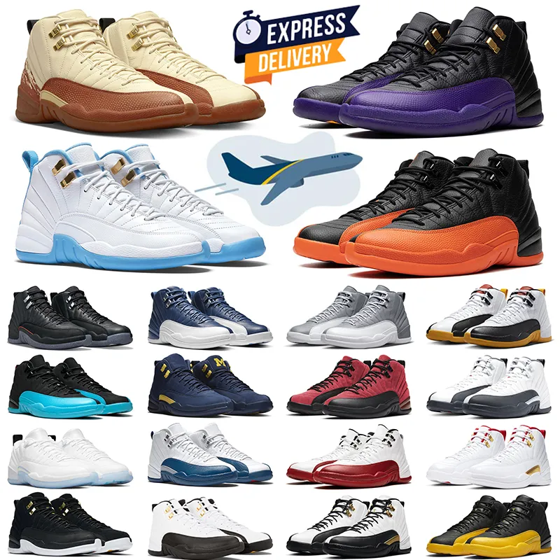 12s Cherry Scarpe da pallacanestro da uomo 12 Field Purple Brilliant Orange Stealth Royalty Gamma Blue Hyper Royal University Gold Scarpe da ginnastica sportive da ginnastica