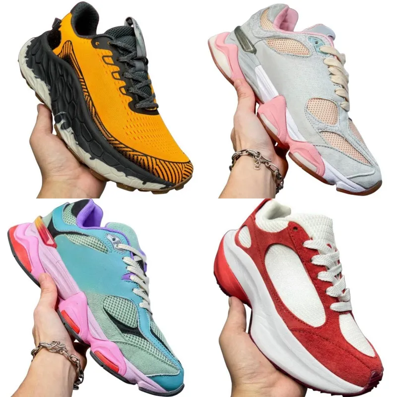 Sapatos de grife de grife estilos de tênis de tênis da marca de tênis de alta qualidade treinadores respiráveis ​​femininos femininos lactos lactos lacos de corte tênis de corrida clássicos retro casual retro