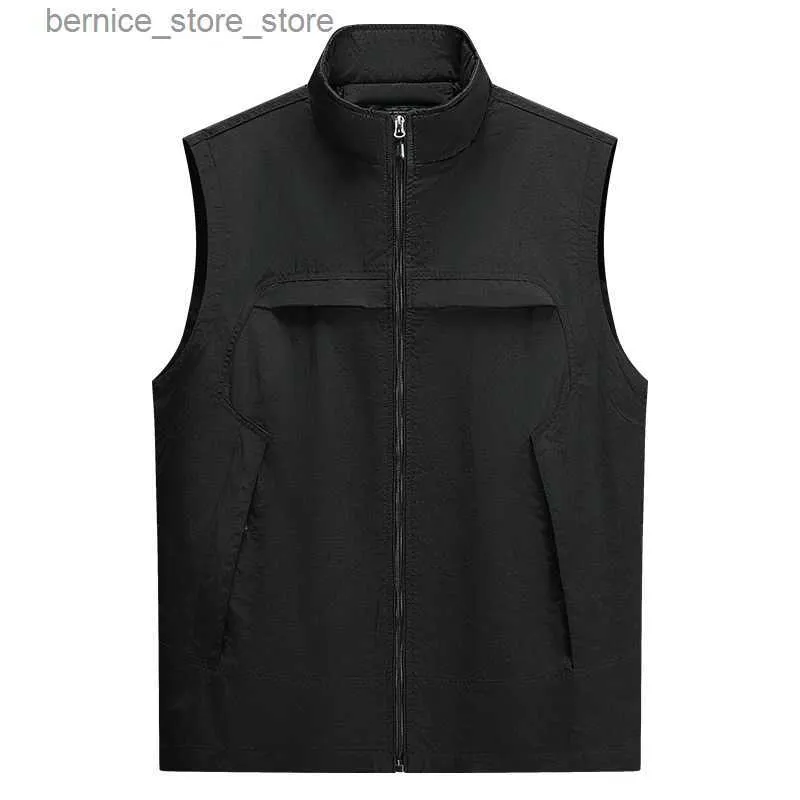 Summer Tactical Vest For Men: Breathable Mesh Waistcoat With