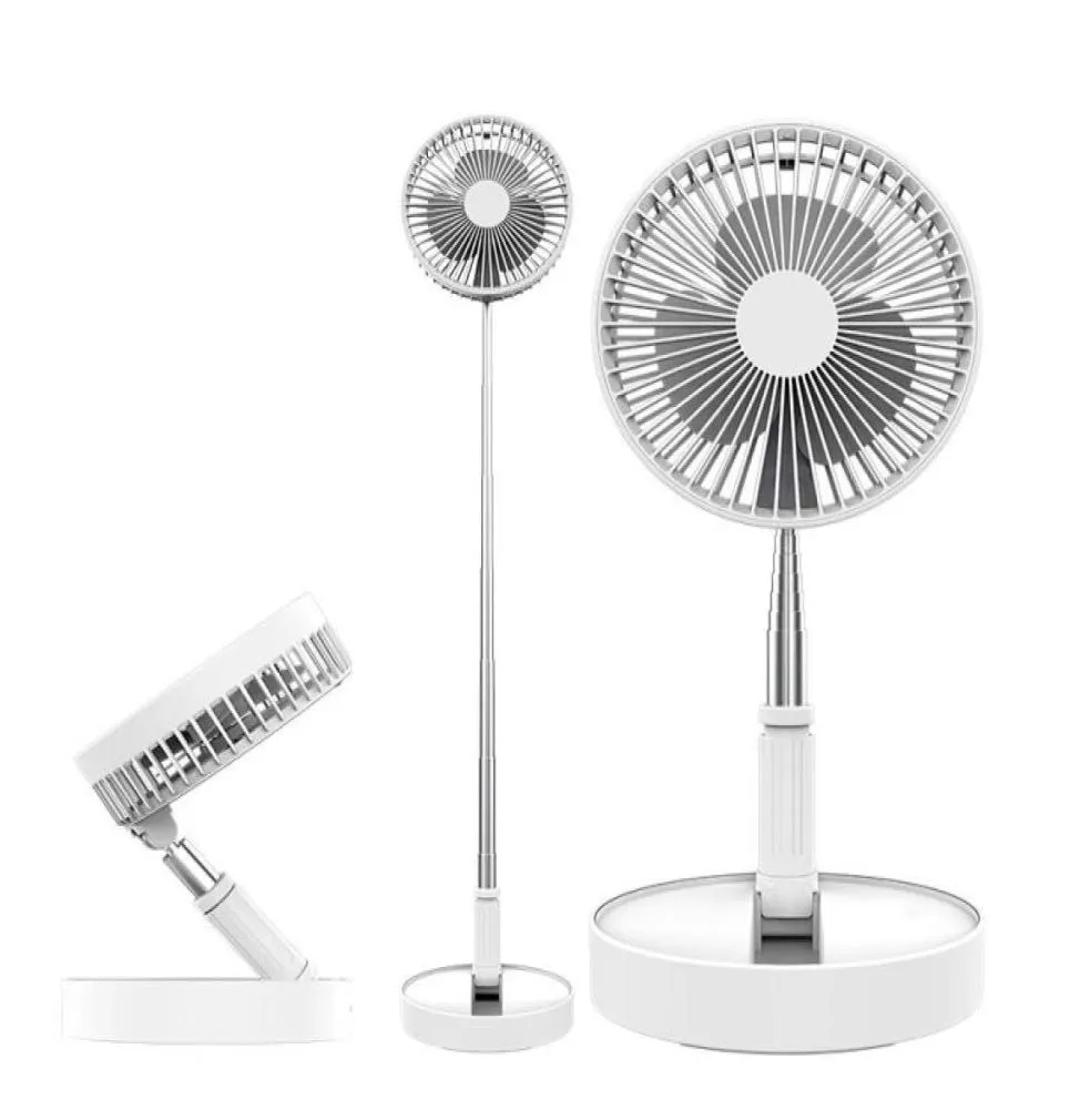 Rechargeable USB Fans Portable Clamp Fan 180 Degree Rotating Ventilator Air Cooler Desktop For Home Office Party Favor7197788