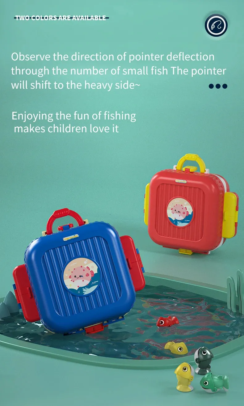 Electric Rotary Fishing Game Toy - Montessori Educational Fun for ...