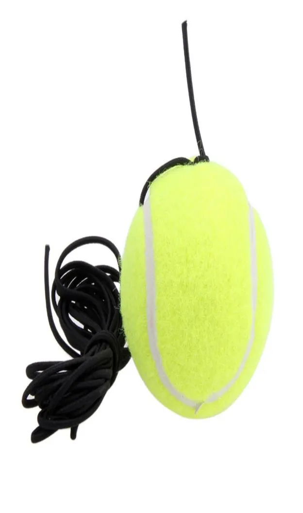 New Rubber Woolen Trainer Tennis Ball With String Replacement For Single Practice Training2104215
