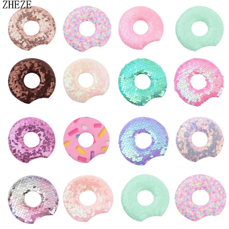 عصابات 10 pairslot 33 "Donuts Mouse Ears DIY Hair Association for Girls Festival Beadband Boutique Wholesales 231207