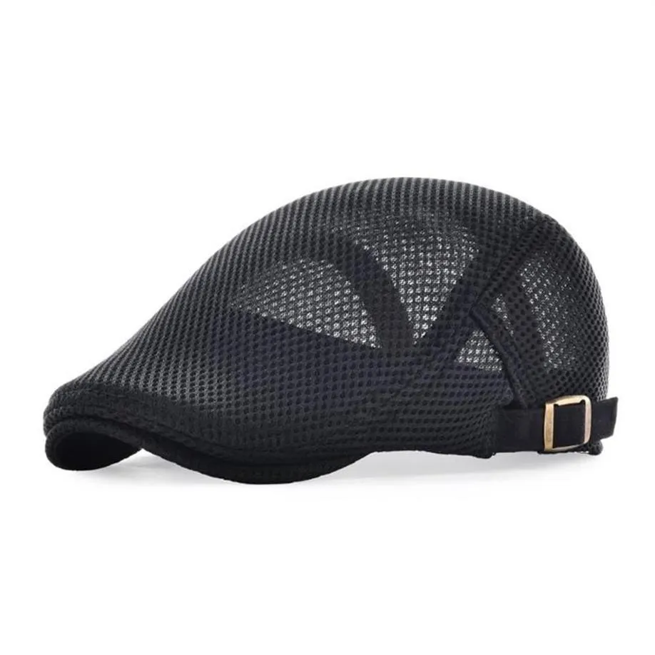 Sboy Hats VOBOOM Breathable Mesh Newsboy Cap for Men and  display picture 3