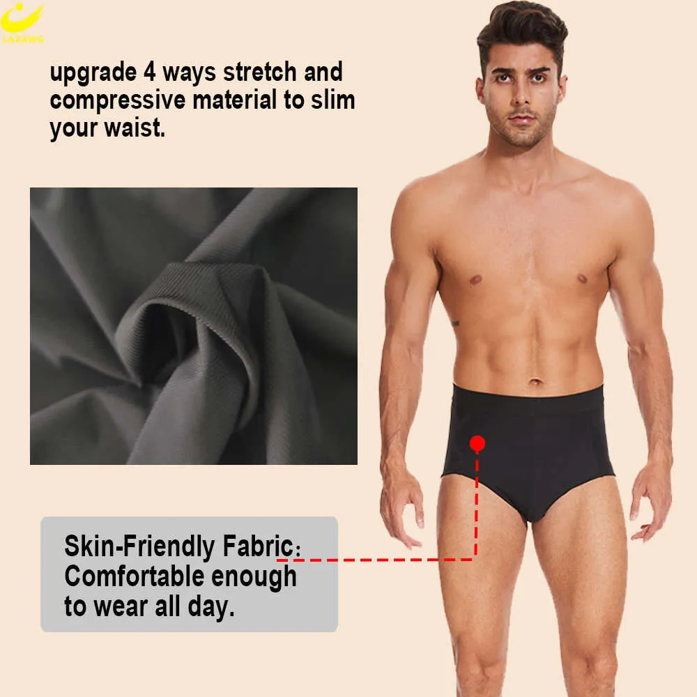 Shapewear Men Body Shapers Hip Lifter Builder Fake Ass Black Padded Panties  Elastic Underwear Male Men Tummy Control Sho size XL Color Black1