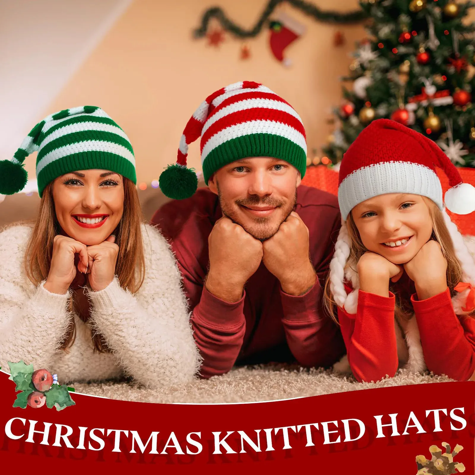 Festmasker vuxna barn jul hattar icke vävda tyg jultomten jul cap god år festival dekoration gåvor 231207
