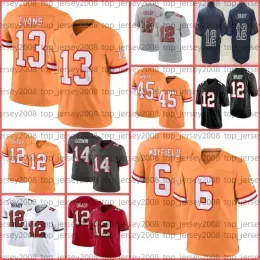 12 Tom Brady Jersey Football Baker Mayfield Leonard Fournette Mike Evans Chris Godwin Cade Otton Jerseys Julio Jones Devin White Lavonte Dav