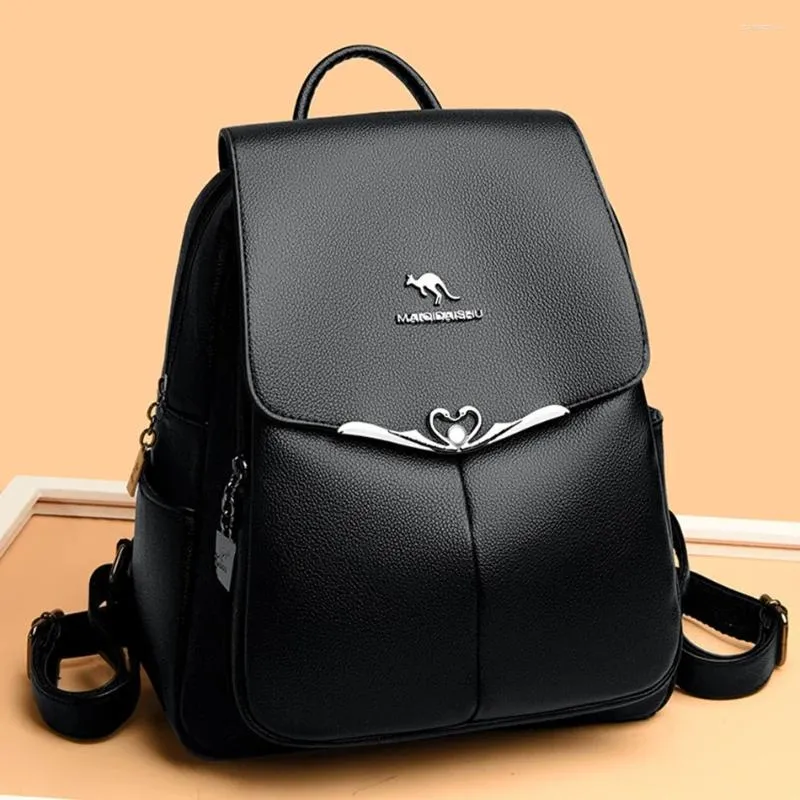 Школьные сумки, роскошный дизайнерский модный рюкзак, женский высококачественный рюкзак из искусственной кожи, большой вместительности, женский дорожный рюкзак для ноутбука
