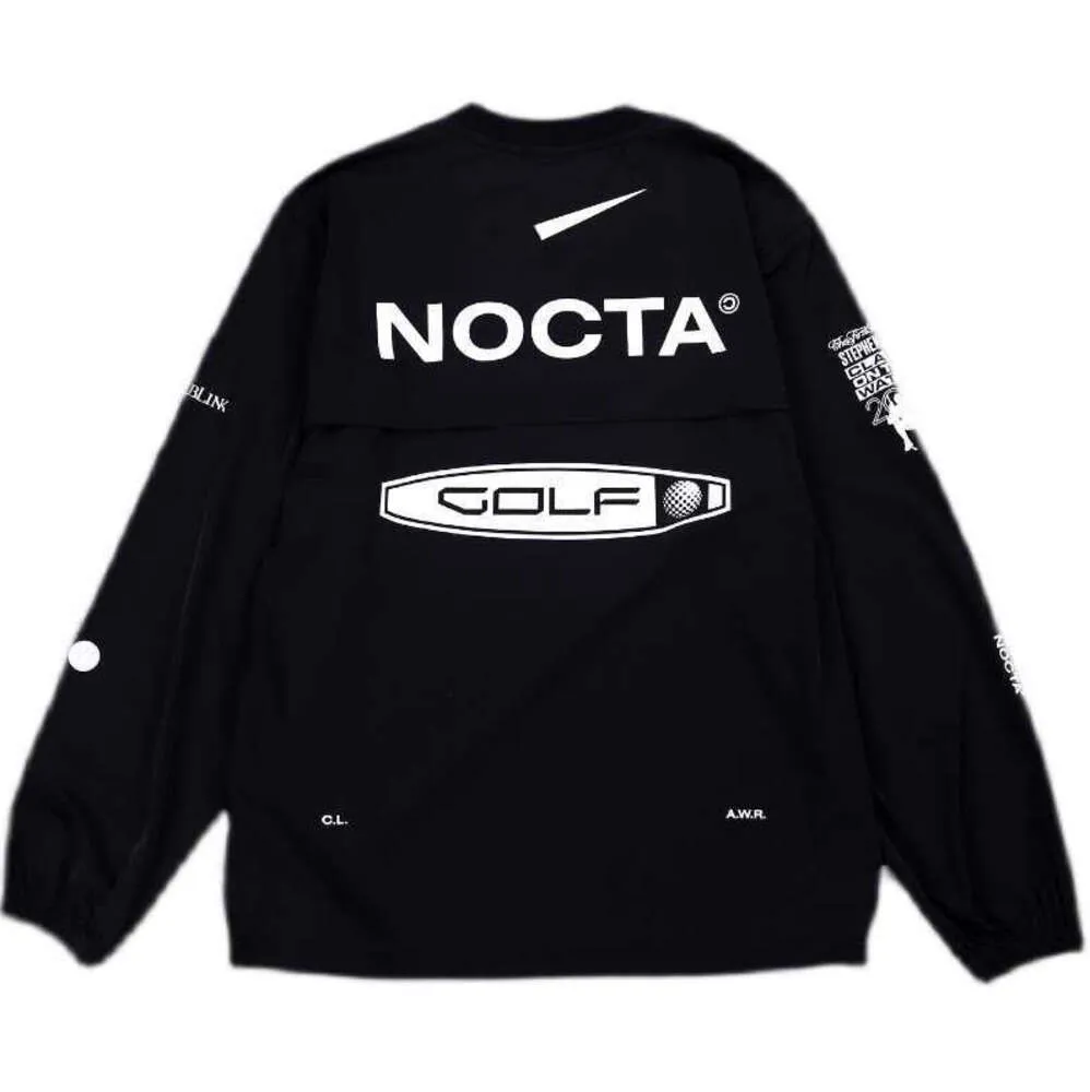 Felpe con cappuccio da uomo versione USA nocta Golf co branded draw traspirante asciugatura rapida T-shirt sportiva per il tempo libero manica lunga girocollo summer8876