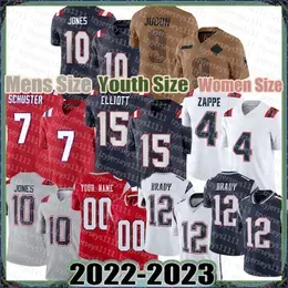 JuJu Smith-Schuster  Jones Football jersey Matt Judon ''Patriots''Ezekiel Elliott Bailey Zappe Mike Gesicki Cole Strange Matthew Slater Tom Brady S01