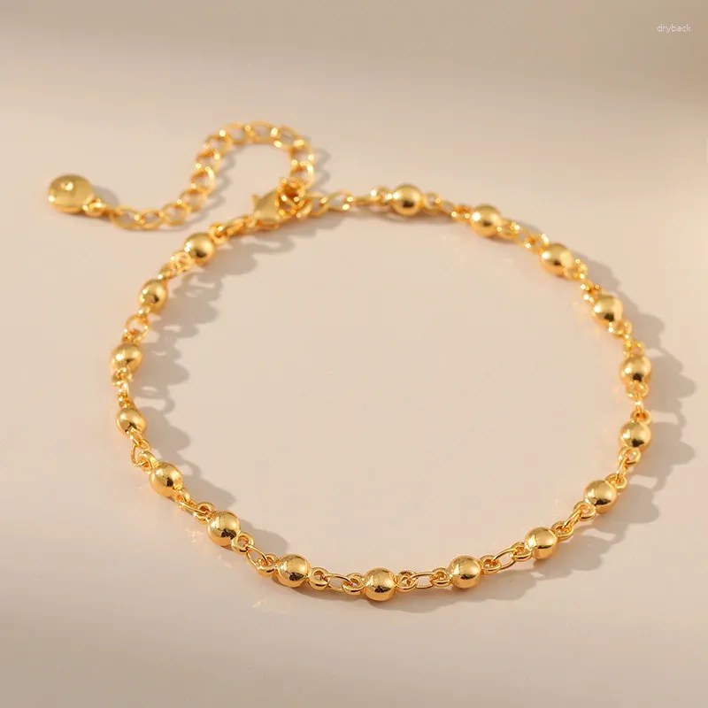 Strand Ccgood 2023 Moda Lüks Dainty Bilezik Kadın Minimalist Takı Altın Kaplama 18 K Kaliteli Bilezikler Pulseras Mujer