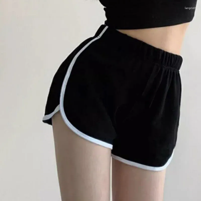 Shorts pour femmes Sports pour vêtements d'extérieur d'été 2023 Pantalons décontractés Minceur Taille haute Fitness Jambe large