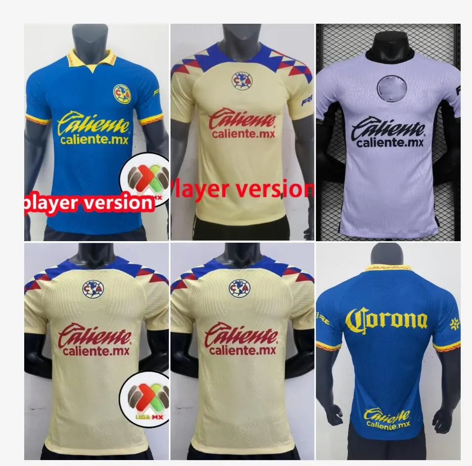 Club America Soccer Jersey 2024 Home Away Football Shirt Mens F.VINAS