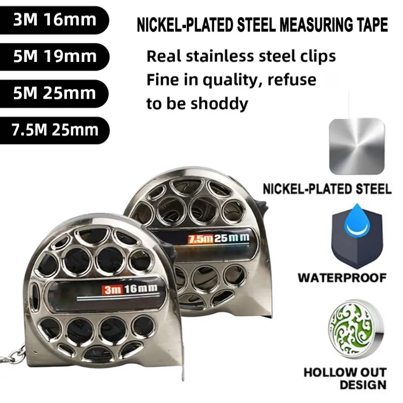 Precise Metric & Inch Measuring Tape Retractable, Thickened Steel, Ideal For Household And Crafting Needs Featuring Adhesive Measuring Tape From Homepro17, $5.98