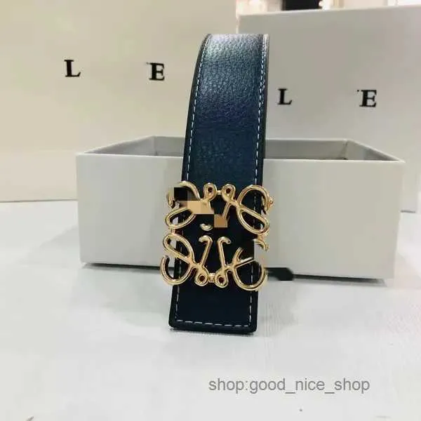 Loewe Belt Projektant mody męskie luksusowe pasy dla mężczyzny złoty i srebrny cintura Kobiet Szerokość 3,8 cm Głowa Dwustronna swoboda 32