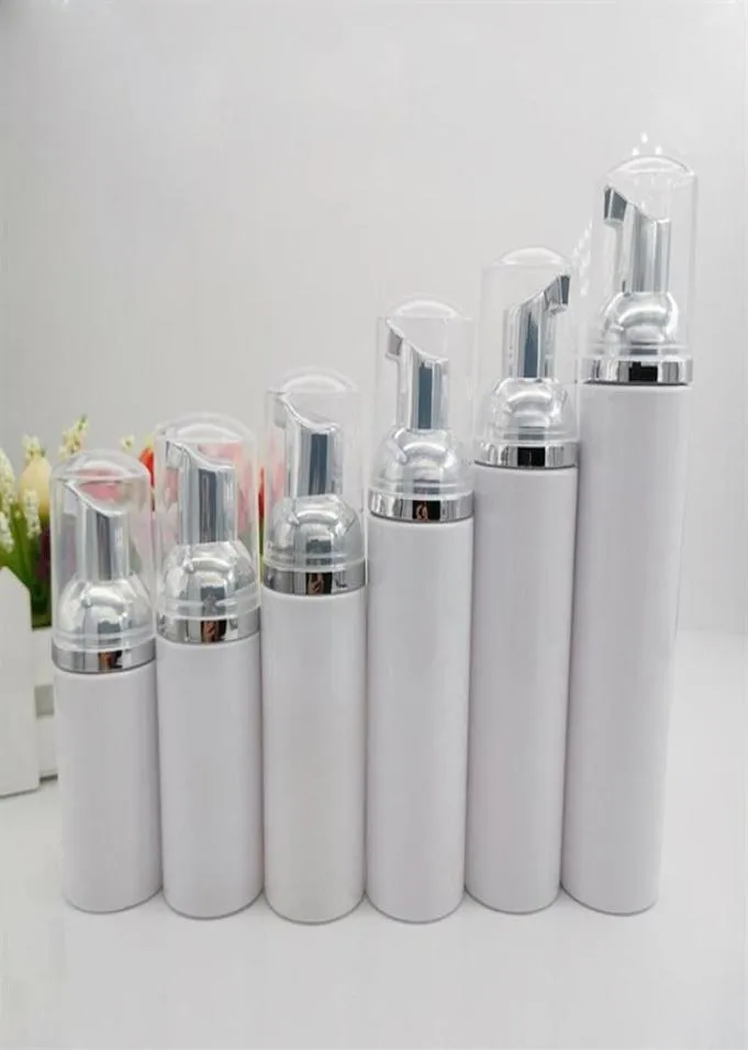 10 pçs garrafa de espuma plástica com bomba de cor prata dispensadores de espuma de viagem vazios para sabão shampoo 30 50 70 80 100ml302v5436329